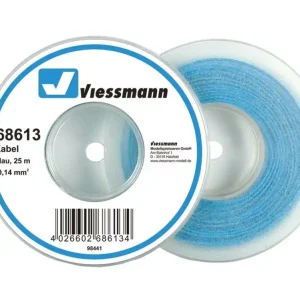 Kostenfreie Lieferung Viessmann 68613 Kabel auf Abrollspule 0,14 qmm, blau, 25 m