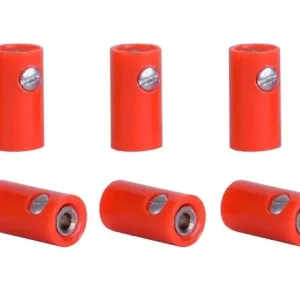 Viessmann 6880 Muffen rot, 10 Stück Zertifiziert