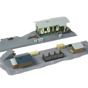 Highlight Auhagen - 14451 - Güterschuppen mit Ladestraße (Bausatz)