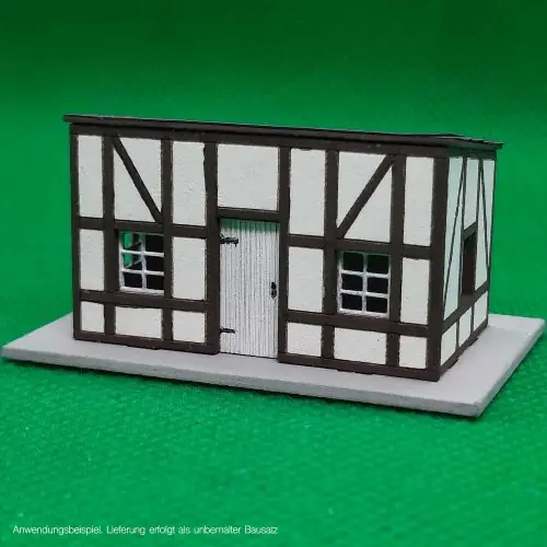 Sofort Bestellen N-Bahn-Spezial - NBS0032 - Schuppen Fachwerk (Bausatz)