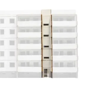 Jetzt Bestellen Anlagen-Architekt - 4100 - WBS70 - Treppenhaus mittig ich 5 Etagen