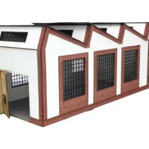 Anlagen-Architekt - 4317 - Shetdachhalle mit Büros (Bausatz) ehemals Micro Welten 04-51 Gratis Versand