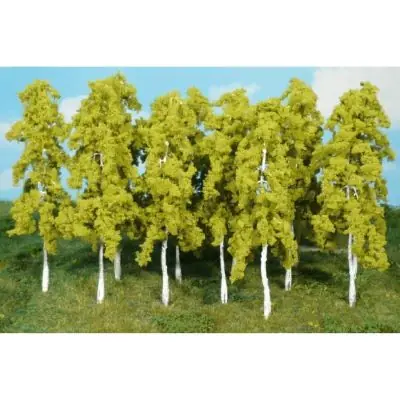 Heki 1412 H0/TT Birken, 14 cm hoch, 14 Stück Finale Aktion