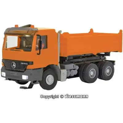 Viessmann 8041 H0 CarMotion MB ACTROS 3-achs Muldenkipper, Rundumleuchten, orange Sonderangebot