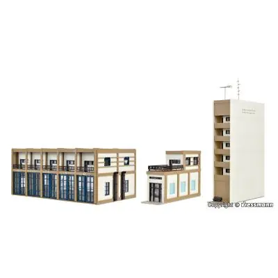 Markenprodukt Vollmer 47909 Städtischer Feuerwehrstützpunkt, Bausatz