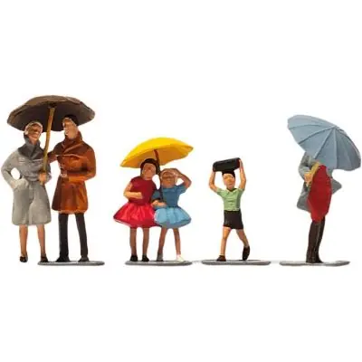 Direktkauf Merten 0212186 H0Passanten im Regen