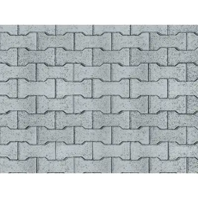 Neu Vollmer 46054 H0 Mauerplatte Zement-Knochen, 25 x 12,5 cm (1 Stück)