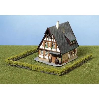 Heki 1183 Hecken, 7 mm hoch je 9 cm lang (7 Stück) Echt