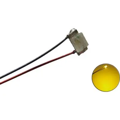 Begrenztes Angebot Schönwitz 50372 LED SMD 0603 mit Kupferlackdraht gelb