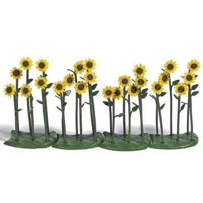 Busch 1240 Sonnenblumen H0 Begrenztes Angebot