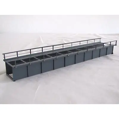 Hack Brücken 12252 Blechträgerbrücke 36cm, grün Beliebt