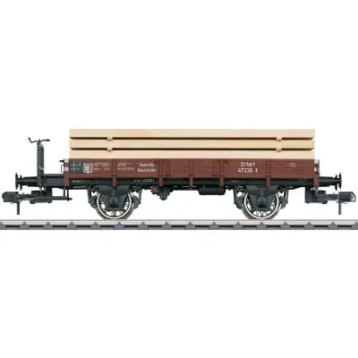 Sale Märklin 58316 Niederbordwagen mit Holzbeladung, DRG, Ep. II