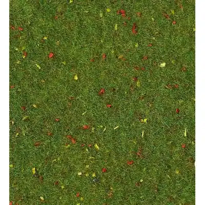 Heki 30923 Grasmatte Blumenwiese, 100 x 300 cm Echt