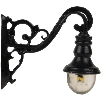 Faller 180138 H0 LED-Wandleuchte, historisch, warmweiß, 3 Stück Ausverkauf