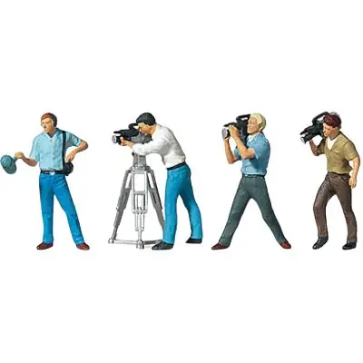 Preiser 10421 Fernsehteam Kostenloser Versand