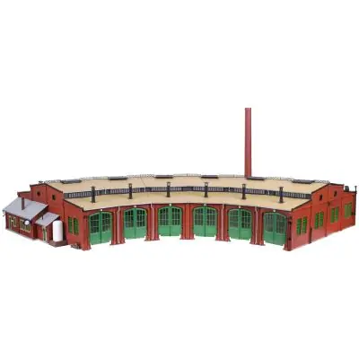 Sichere Zahlung Vollmer 45758 Ringlokschuppen H0 mit Türschließvorrichtung 6-ständig