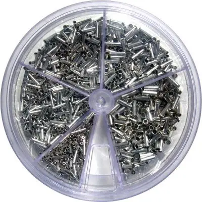 Ausverkauf Schönwitz 11422 Aderendhülsen unisoliert Sortiment Streudose (1900 Teile)