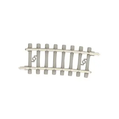 Minitrix 14519 Gebogenes Gleis mit Betonschwellen, R2a 261,8 mm 7,5 GR Zertifiziert