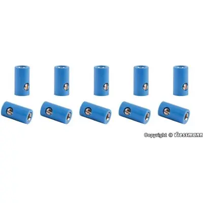 Viessmann 6883 Zubehör / Muffen je 10 Stück, blau Top-Angebot