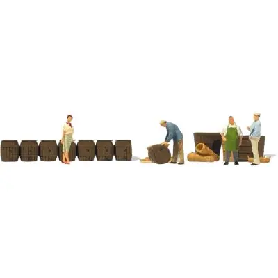 Markenprodukt Preiser 10781 H0 Auf dem Winzerhof