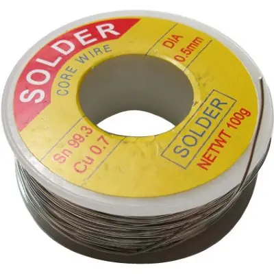 Kostenloser Rückversand Schönwitz 30673 SMD Lötzinn Lot Rolle bleifrei 0,5mm (30 Meter)