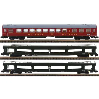 Bestpreis Arnold HN4424 3-tlg. Set „Spree-Alpen-Express" mit Autotransportwagen, DR, Ep. IV