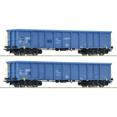 Roco 76023 2-tlg.Set: Offene Güterwagen, CRONIFER, Ep. VI Sale