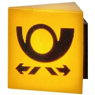 Zertifiziert Viessmann 1371 H0 Reklameschild POST mit LED