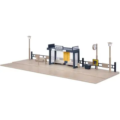 Vollmer 45154 H0 Bushaltestelle mit LED-Beleuchtung Direkt Vom Hersteller