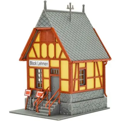 Geprüft Vollmer 45769 H0 Blockstelle Lehmen