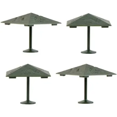 Vollmer 47665 Biergartenschirme, Bausatz (4 Stück) Must-Have