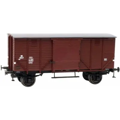 Super-Preis Artitec 20.218.13 H0 Gedeckter Güterwagen, CHD 5M, ohne Bremse, braun, NS 8821, Ep. III