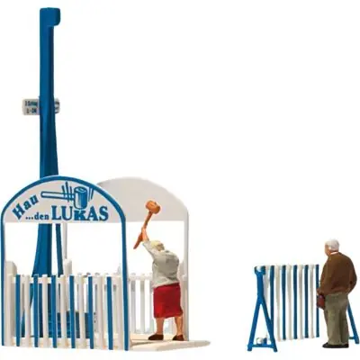 Preiser 24700 H0 Schausteller "Hau den Lukas". Schnäppchen