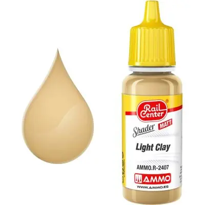 AMMO 4602407 AMMO.R-2407 Heller Ton, matt, Shader, 17 ml Sichere Zahlung