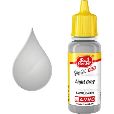 Kostenloser Rückversand AMMO 4602409 AMMO.R-2409 Hellgrau, matt, Shader, 17 ml