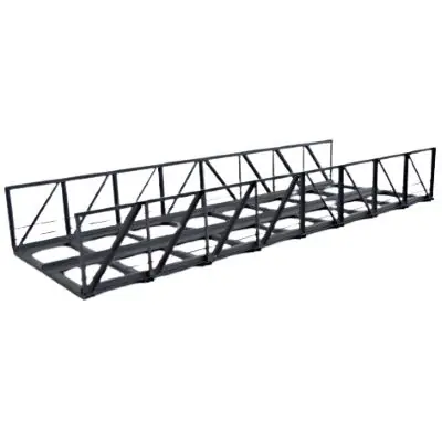 Bestseller Hack Brücken 10250 Vorflutbrücke gerade 2-gleisig, V 30-2, grau