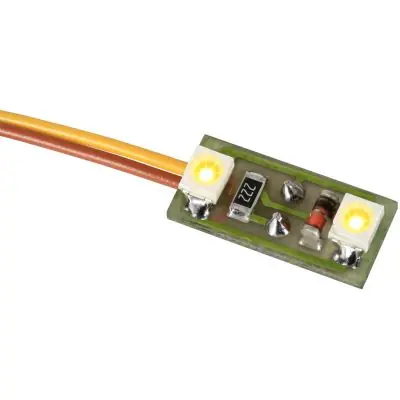 Billig Viessmann 6021 Hausbeleuchtung, 2 LEDs warmweiß (3 Stück)