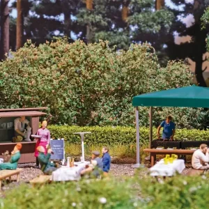 Heißes Angebot Busch 1860 Außengastronomie H0