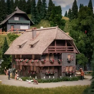 Knallerangebot Faller 130012 H0 Jubiläumsmodell Uhrenmacherhaus mit Figur