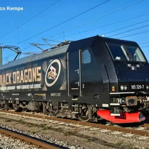 Zertifiziert Piko-57878 Elektrolok 185 329 Black Dragons AC Digital Spur H0