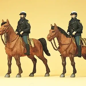 Wochenendangebot Preiser 10397 H0 Figuren Berittene Polizei USA