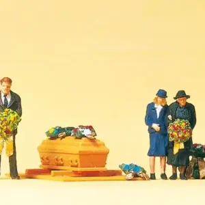 Versand Am Gleichen Tag Preiser 10519 H0 Figuren Beerdigung & evangelischer Geistlicher