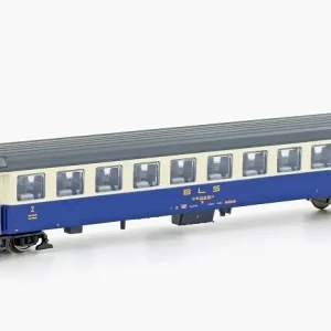 Bestseller Pendelzug-Steuerwagen Bt BLS, Ep.IV, creme/blau, Innenbel.