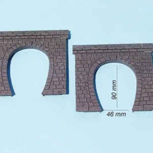 Nur Für Kurze Zeit Tunnelportale eingleisig H0, 2 Stück
