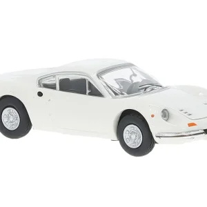 Zertifiziert PCX 870633 - Ferrari Dino 246 GT weiss