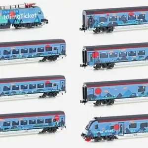 Top-Seller Hobbytrain H25226-S - 8er Set Personenzug mit Rh 1116 'Railjet-Klimaticket', ÖBB, Ep.VI, DC-Sound
