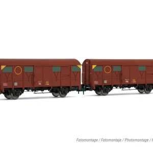 Sichere Zahlung Arnold HN6575 - 2er Set gedeckte Güterwagen J2, RENFE, Ep.III-IV