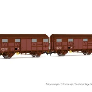 Sofort Bestellen Arnold HN6570 - 2er Set gedeckte Güterwagen Kv, SNCF, Ep.III