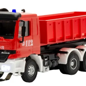 Highlight Viessmann 8050 - CarMotion Feuerwehr MB ACTROS 3-achs mit Abrollcontainer