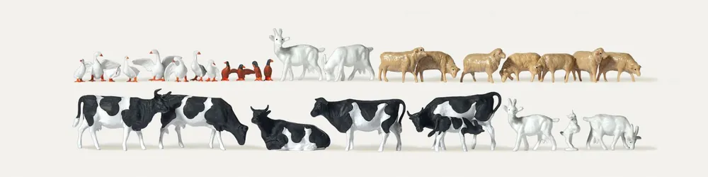 Merten 0212584 - Tiere auf dem Bauernhof, 30 Stück Direkt Vom Hersteller